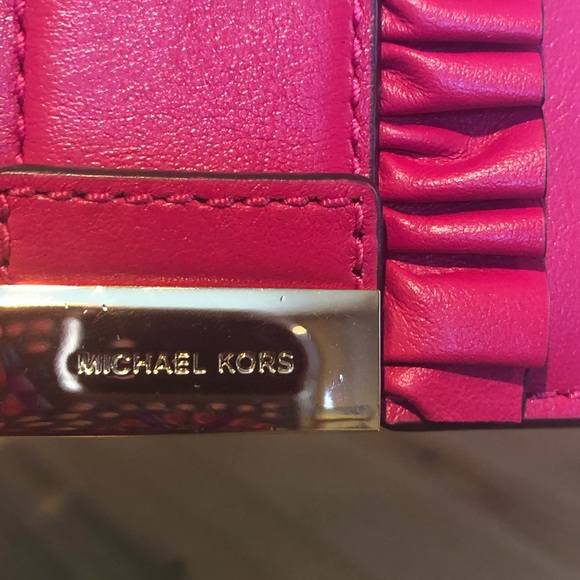 Michael Kors Leather Chained Clutch - Picture 8 of 8